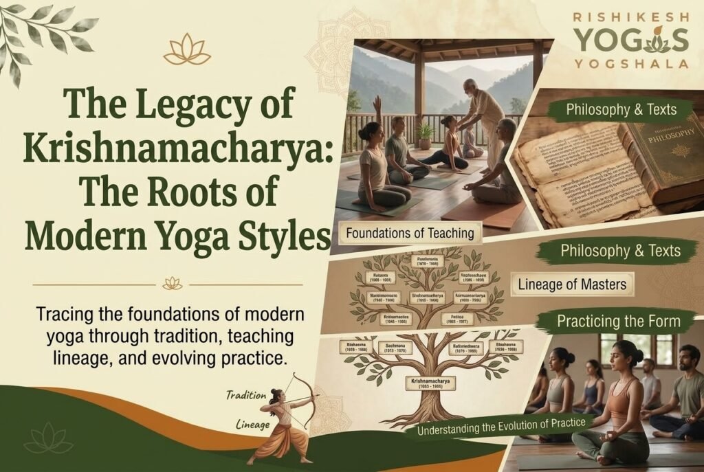 The Legacy of Krishnamacharya: The Roots of Modern Yoga Styles