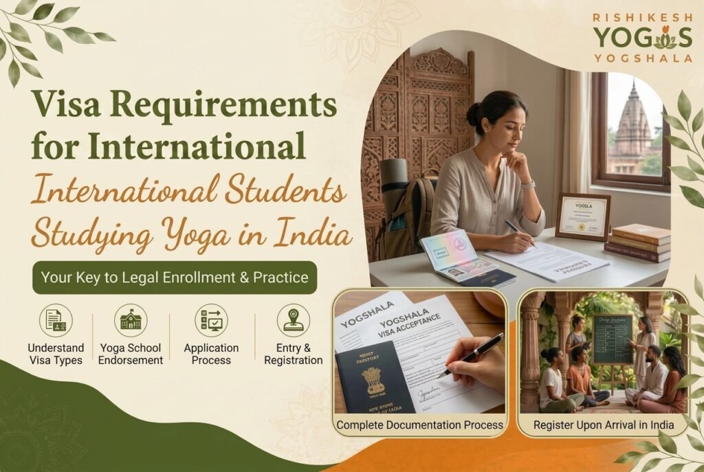 Visa Requirements for International Students Studying Yoga in India
