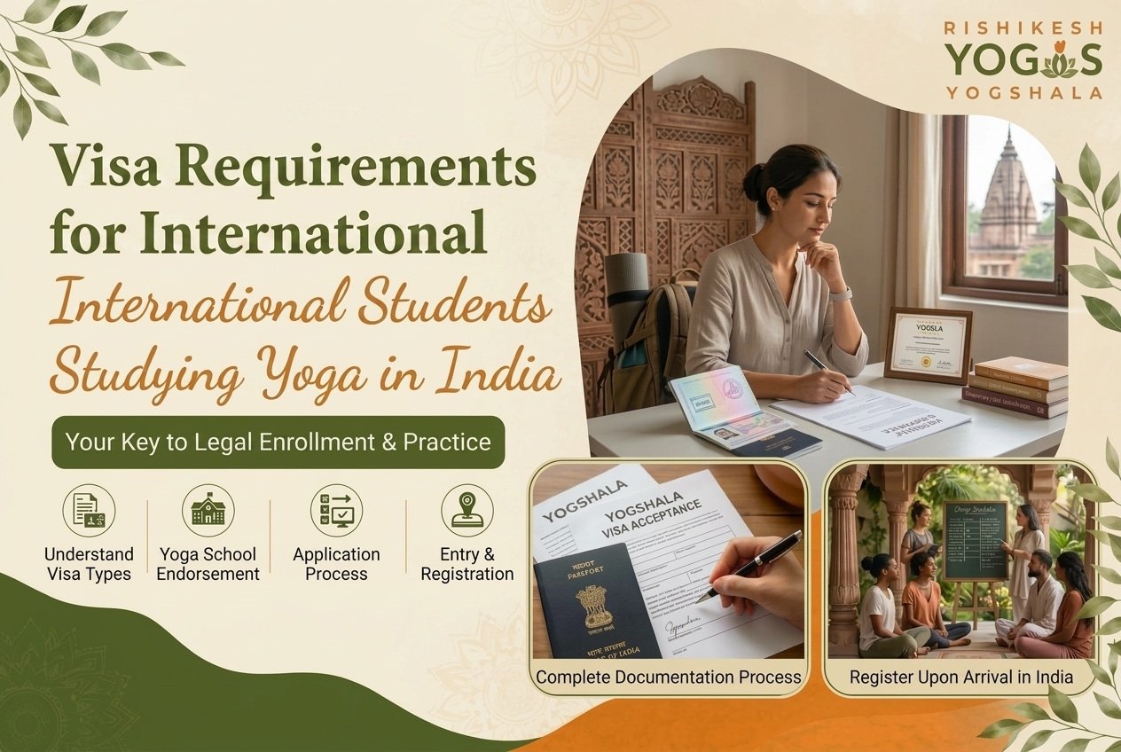 Visa Requirements for International Students Studying Yoga in India