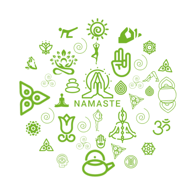 circle yoga post GReen Color